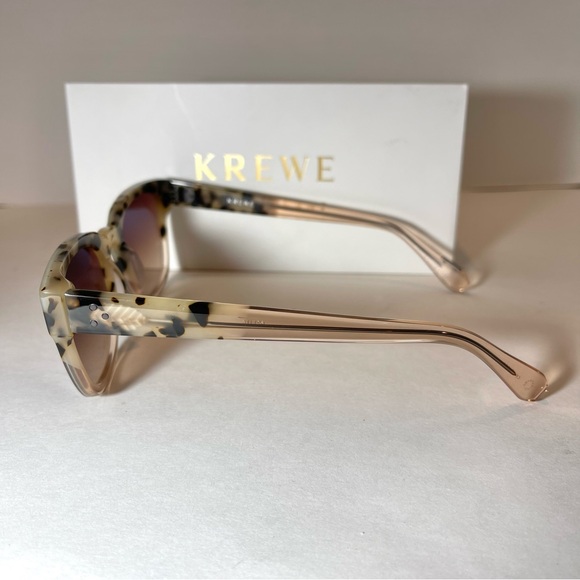 NWT KREWE Webster Nylon Sunglasses Oyster to Pearl Color - Picture 5 of 12
